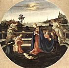 Child Canvas Paintings - Adoration of the Child